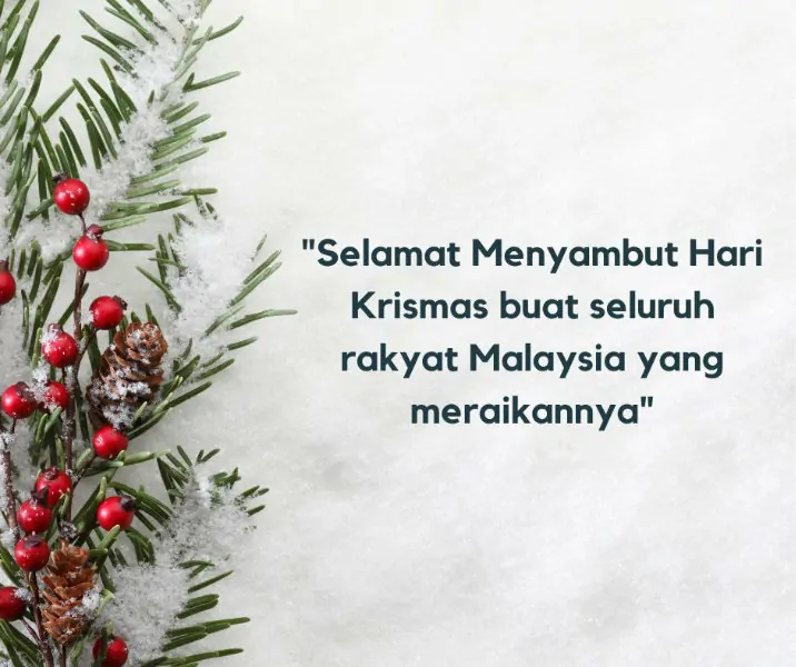ucapan hari krismas