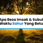 apa beza imsak dan subuh