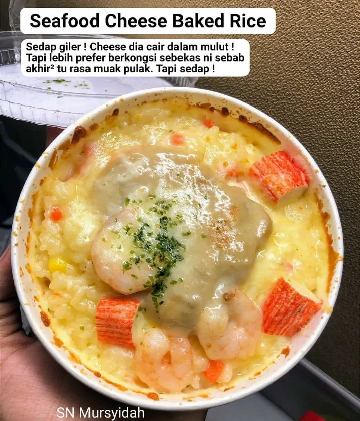 Seafood Cheese Baked Rice family mart
