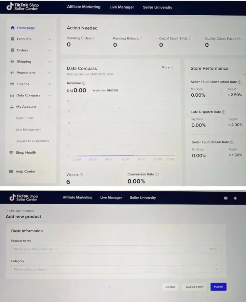 cara daftar tiktok shop online