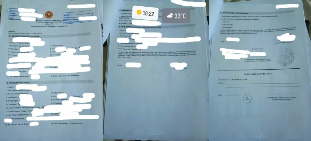 proses permohonan nikah di negeri kedah