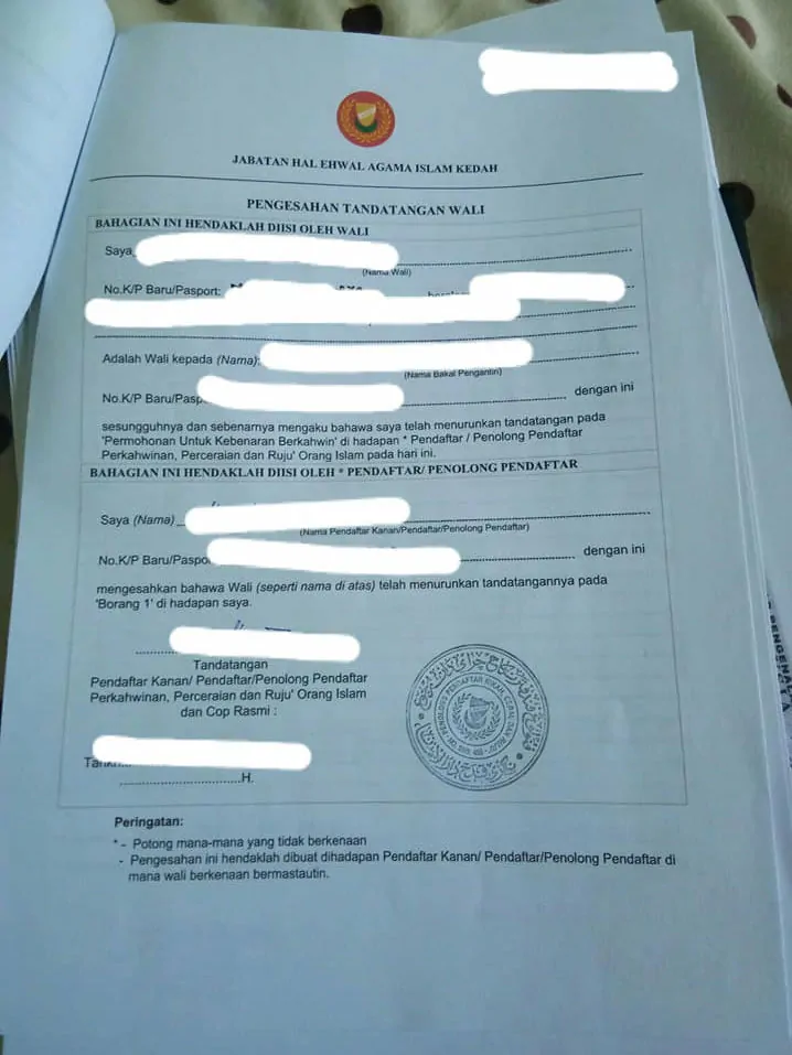 proses permohonan nikah di negeri kedah