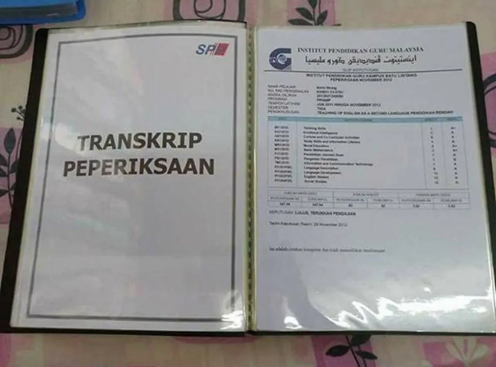 cara susun sijil dan resume temuduga