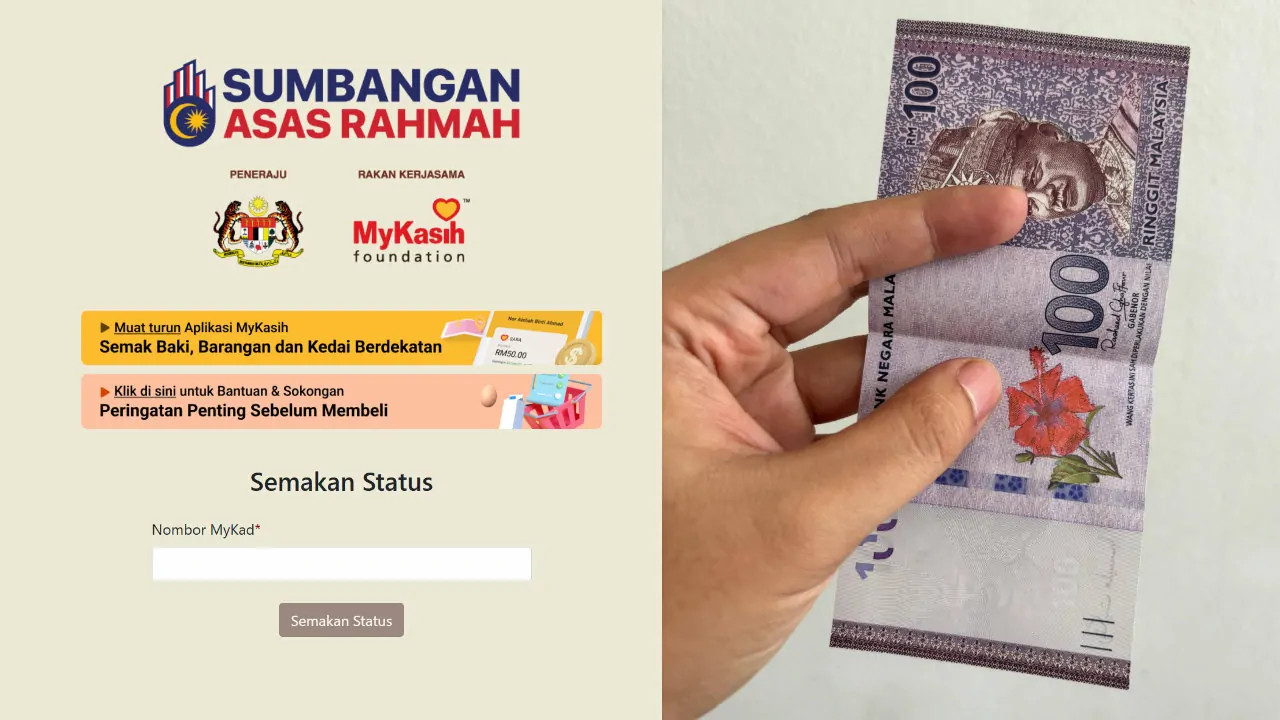 bantuan sara rm100 one off