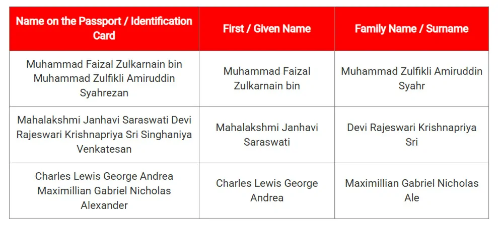 cara isi nama panjang air asia