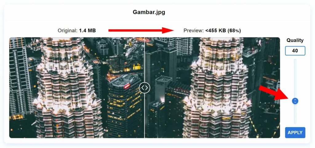 cara kecilkan saiz gambar online