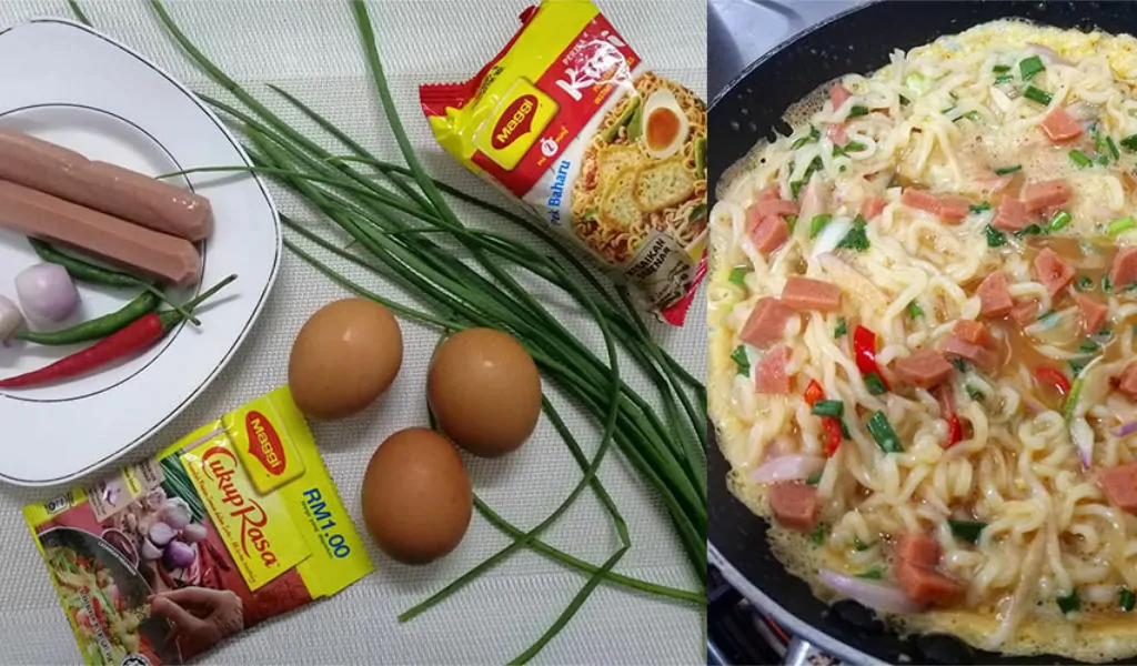 murtabak maggi dan bahan