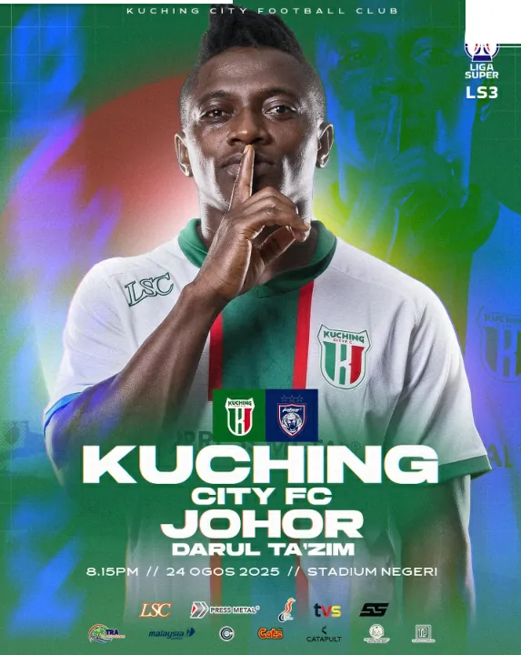 Kuching City vs JDT