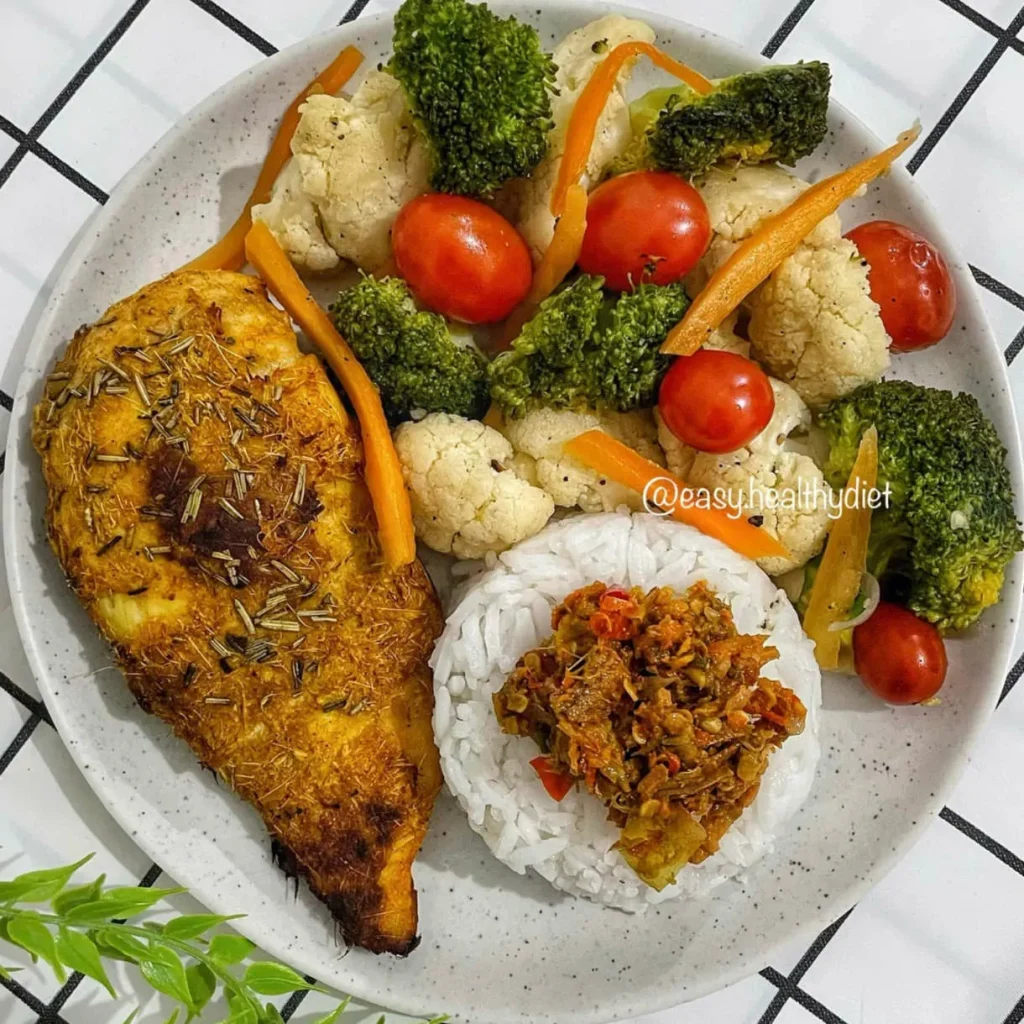 contoh makanan sihat