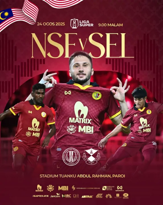negeri sembilan vs selangor liga super 2025