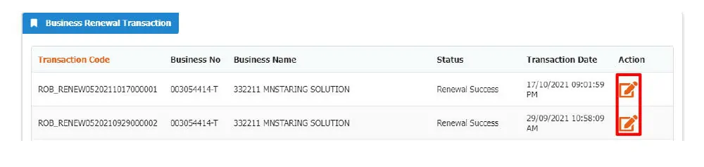 cara renew ssm secara online