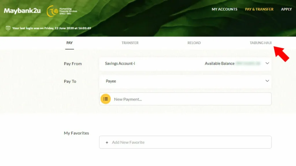 cara pindah wang tabung haji ke maybank