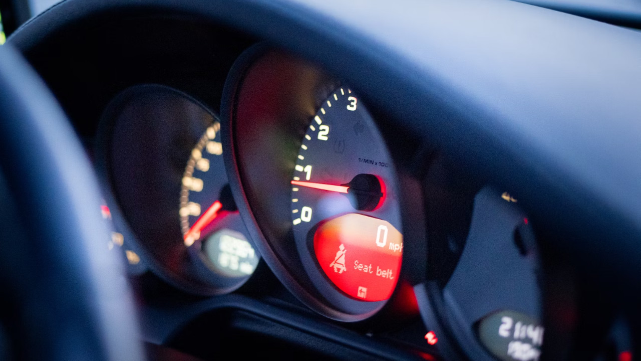 simbol dan indikator kereta