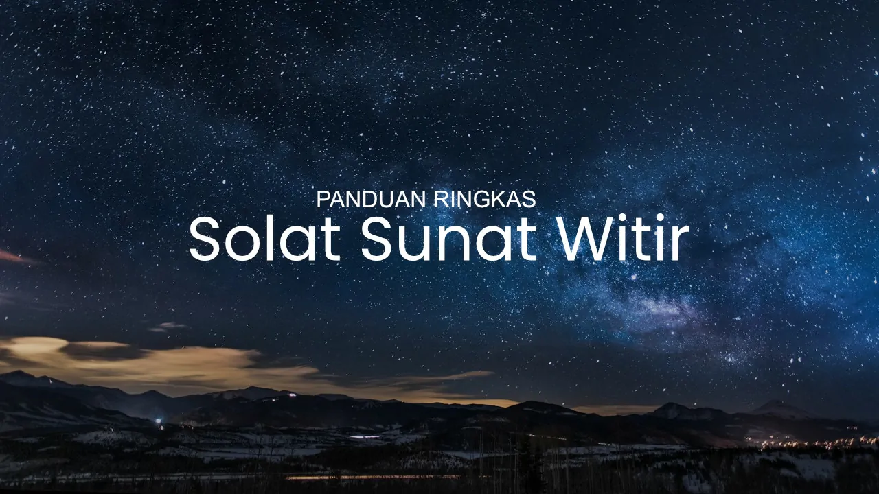 SOLAT SUNAT WITIR