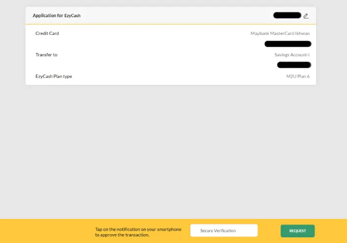 cara mohon ezycash maybank