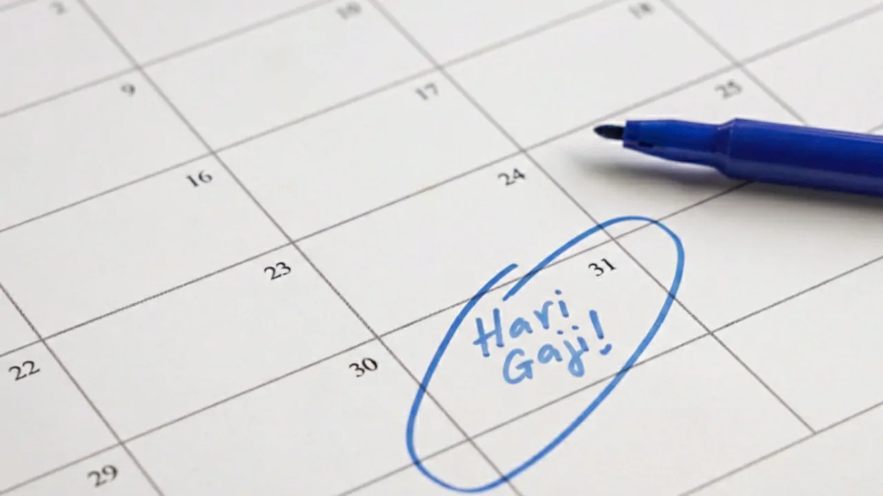 tarikh gaji penjawat awam