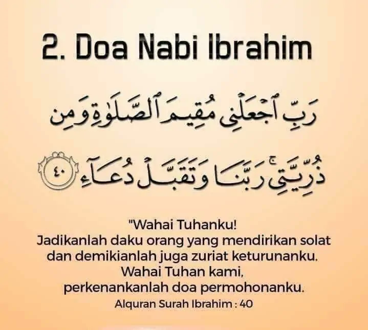 Doa Nabi Ibrahim