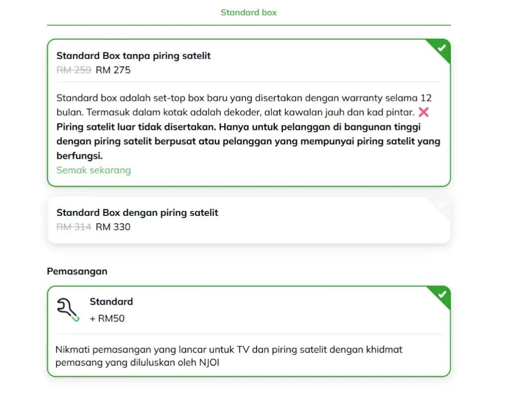 harga daftar njoi